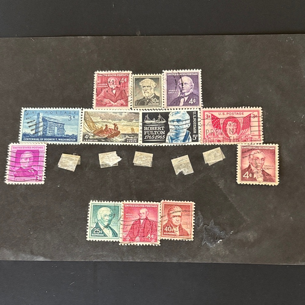 Vintage Postage Stamp Collection